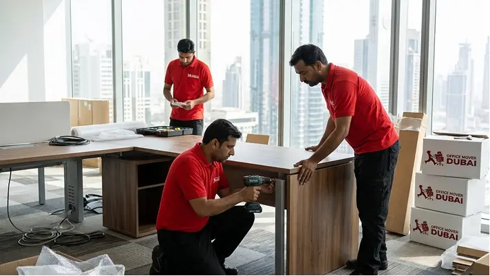 Office furniture installation and assembly services
