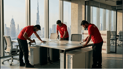 Office furniture installation and reassembly services