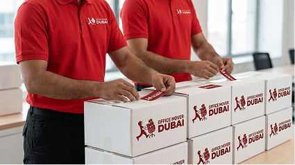 Professional office packing and labelling services