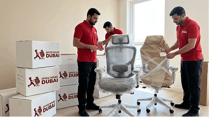 Professional office packing and labelling services