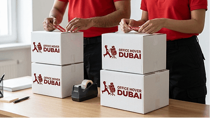 Systematic office packing and labelling services